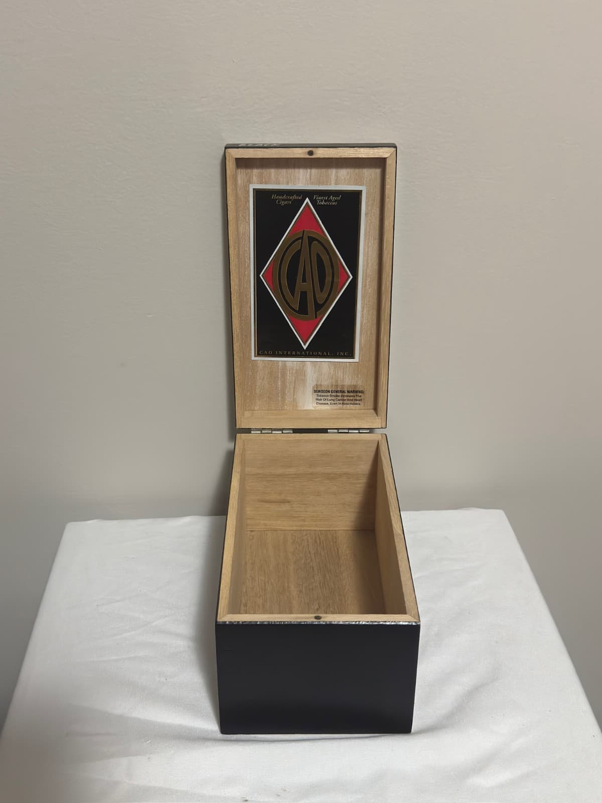 CAO Black Frontier Wooden Cigar Box