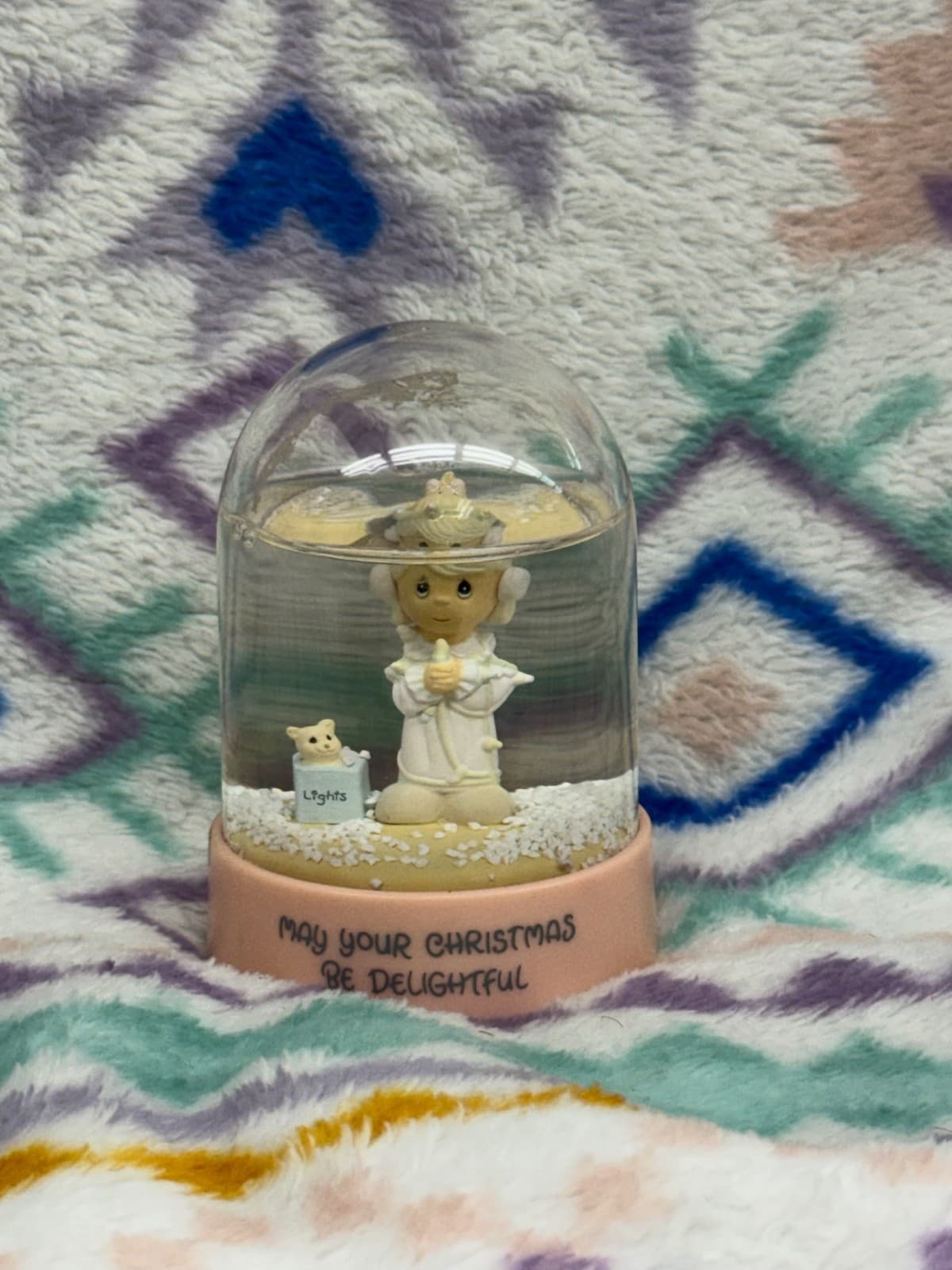 Precious Moments 'May Your Christmas Be Dlightful' Snow Globe