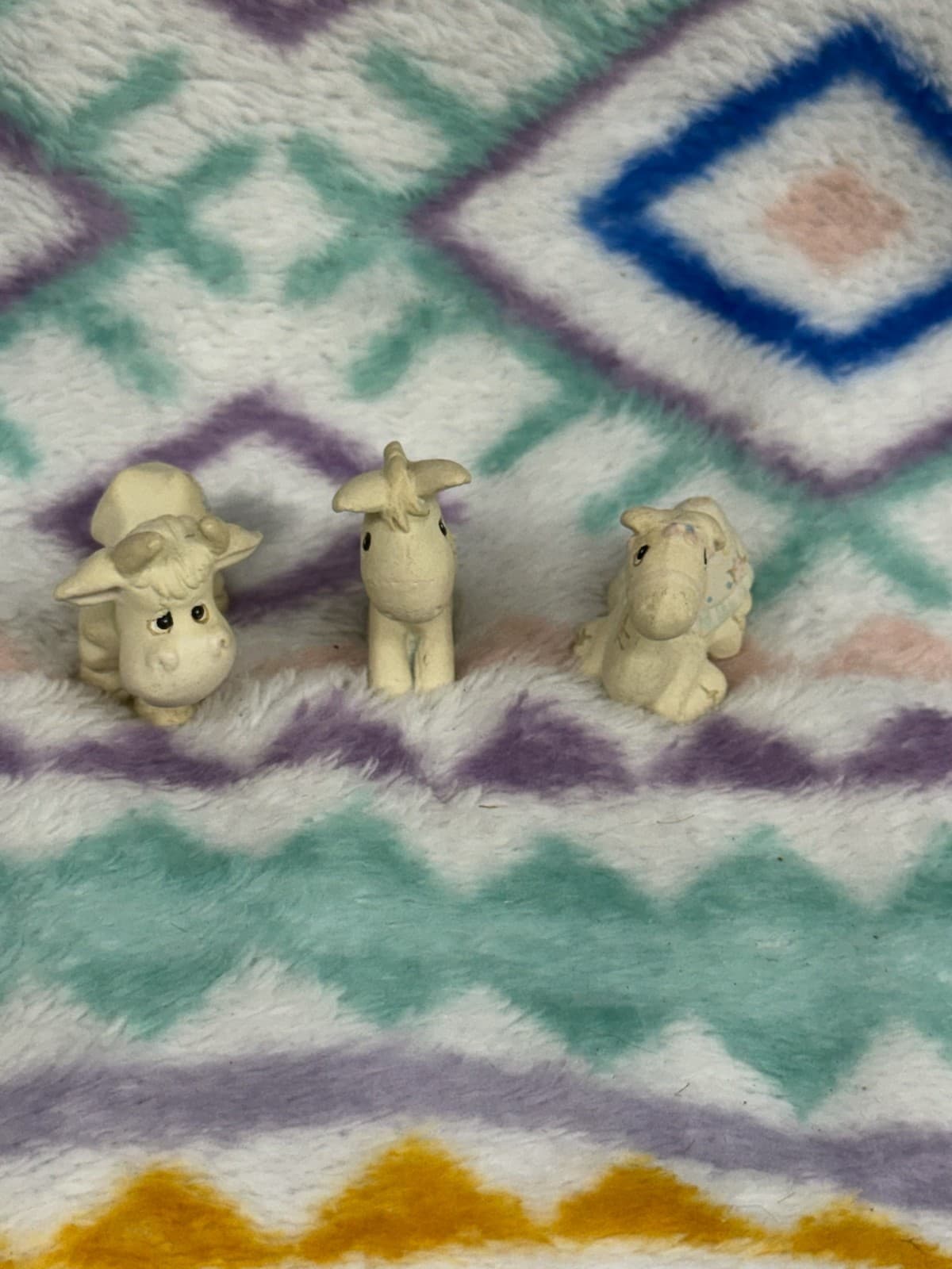 Precious Moments Mini Nativity Set Pewter Animals