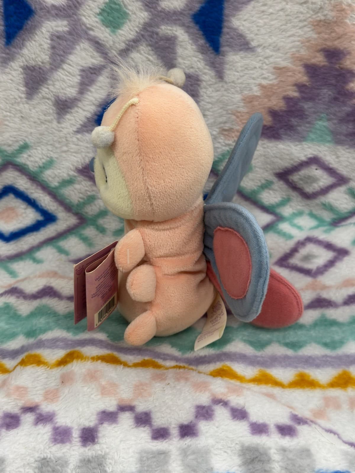PRECIOUS MOMENTS Tender Tails ENESCO Stuffed Animal BUTTERFLY 1998 Plush Toy