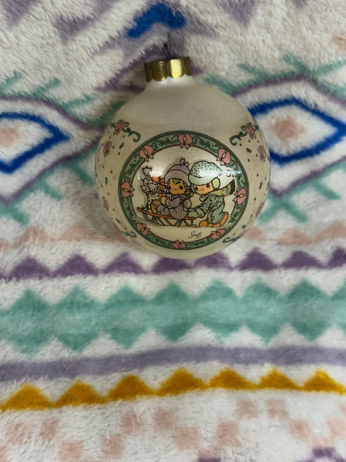 Vintage 1994 Precious Moments Bringing God's Blessing To You Ornament