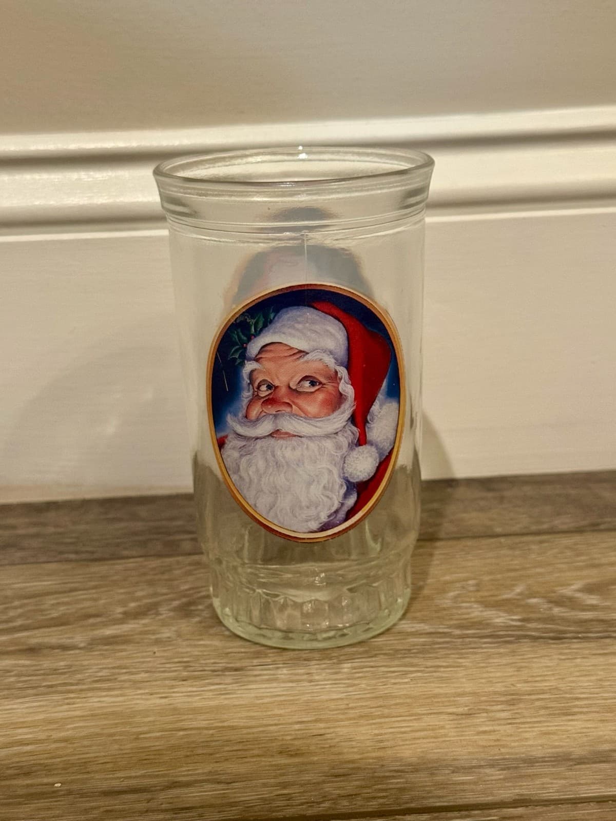Vintage Santa Bama Jelly Jar
