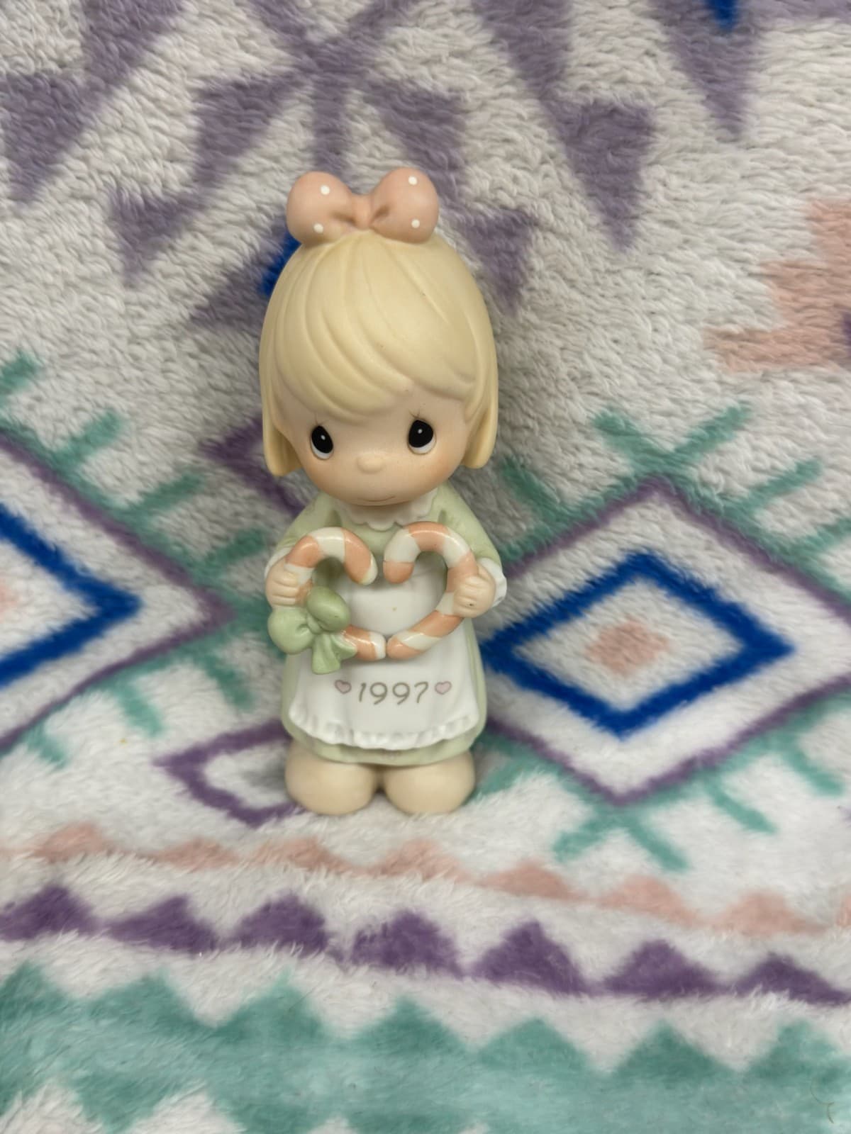Precious Moments 1997 Figurine #272671 Cane You Join Us For A Merry Christmas