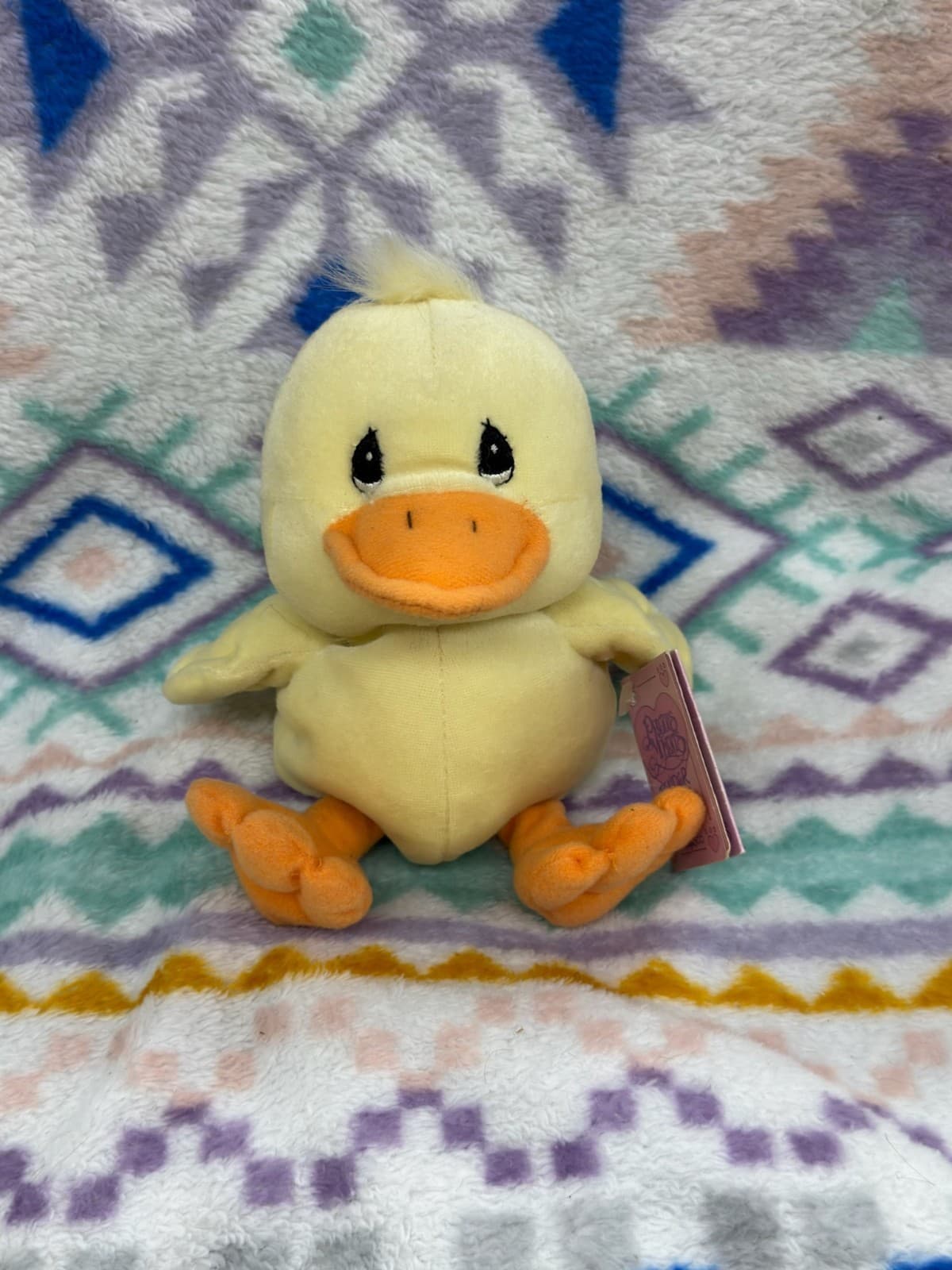 Precious Moments Vintage Tender Tails Duck Plush 1998