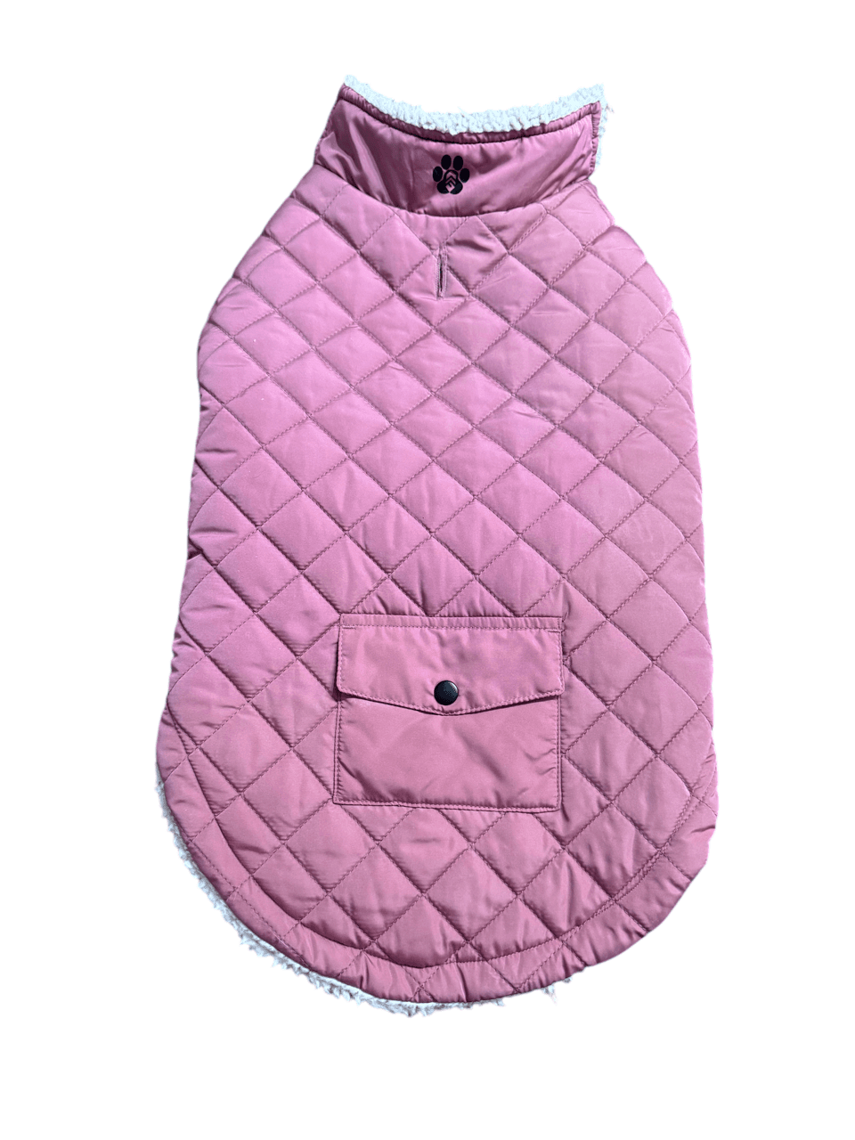 Medium Size Quilted Faux Fur Dog Jacket By Free Country