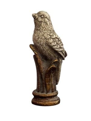 Vintage Ceramic Bird Finial From Kenroy Home Richardson Floor Lamp Model31381BRZ