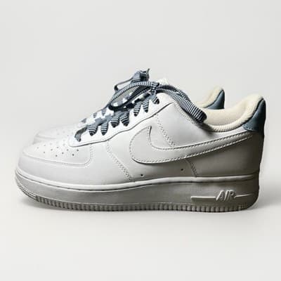 Nike Air Force 1 '07 Women's Size 10 Men's 8.5 White/Light Armory Blue Sneakers