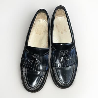 SAS Genuine Handsewn Slip On Tassel Loafers Cordovan Women Sz 8 1/2 Made USA
