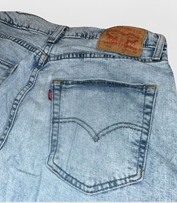 Levi's Jeans Men's 512 33/32 Distressed Slim Taper Stretch