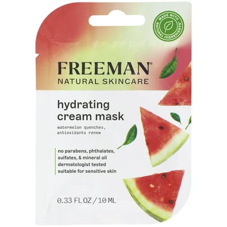 Freeman Natural Skincare Hydrating & Antioxidant Cream Leave on Mask for Dryness