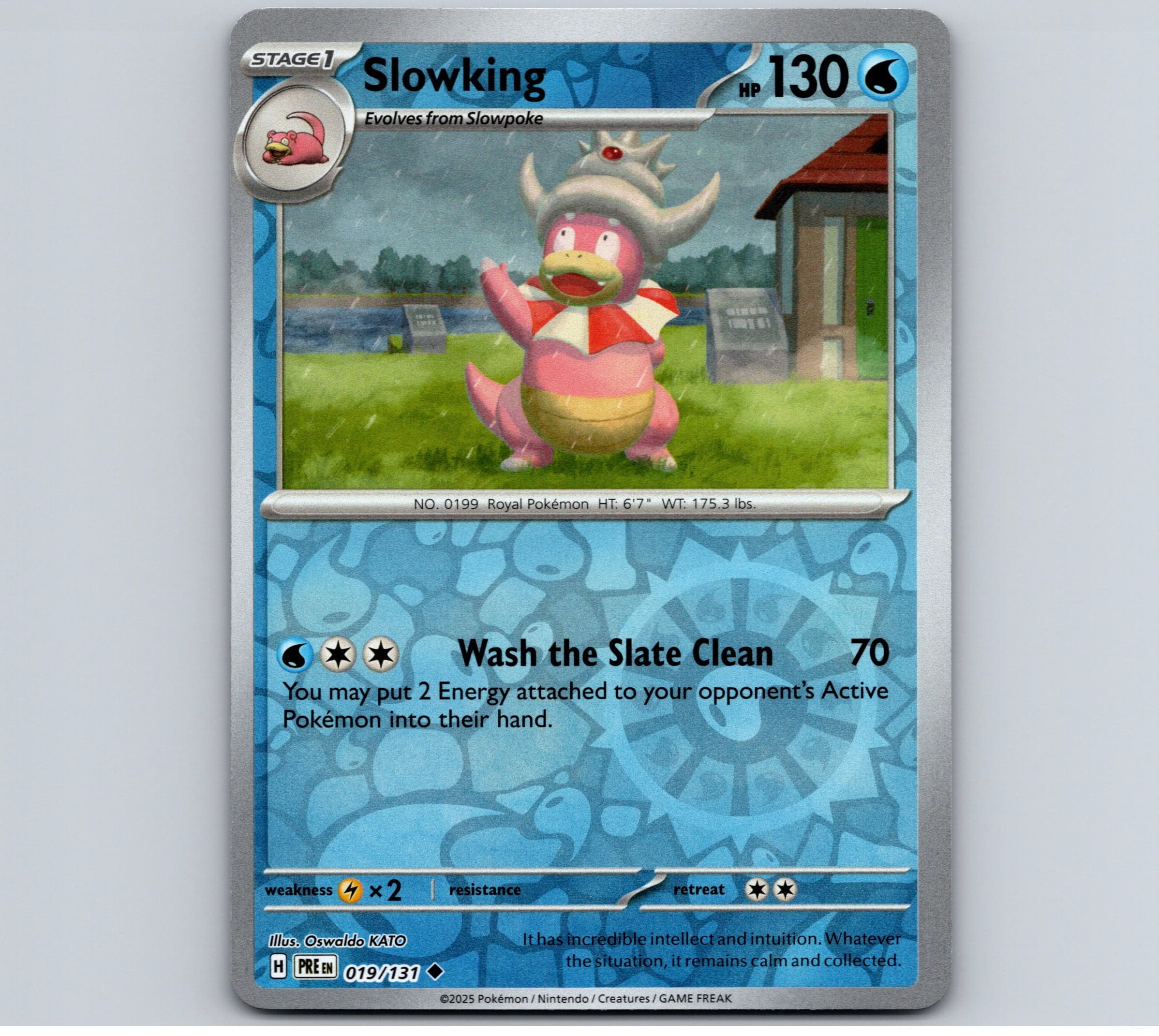Slowking - PRE SV: Prismatic Evolutions #019/131 Uncommon Reverse Holo NM