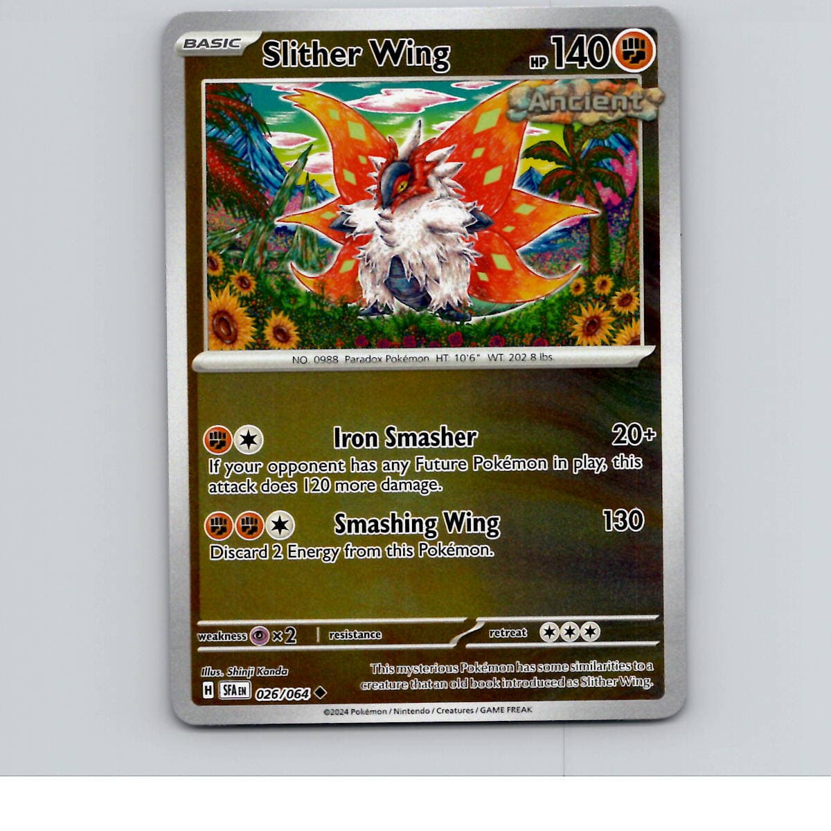 Slither Wing - 026/064 - SFA - Uncommon/ Reverse Holo - NM