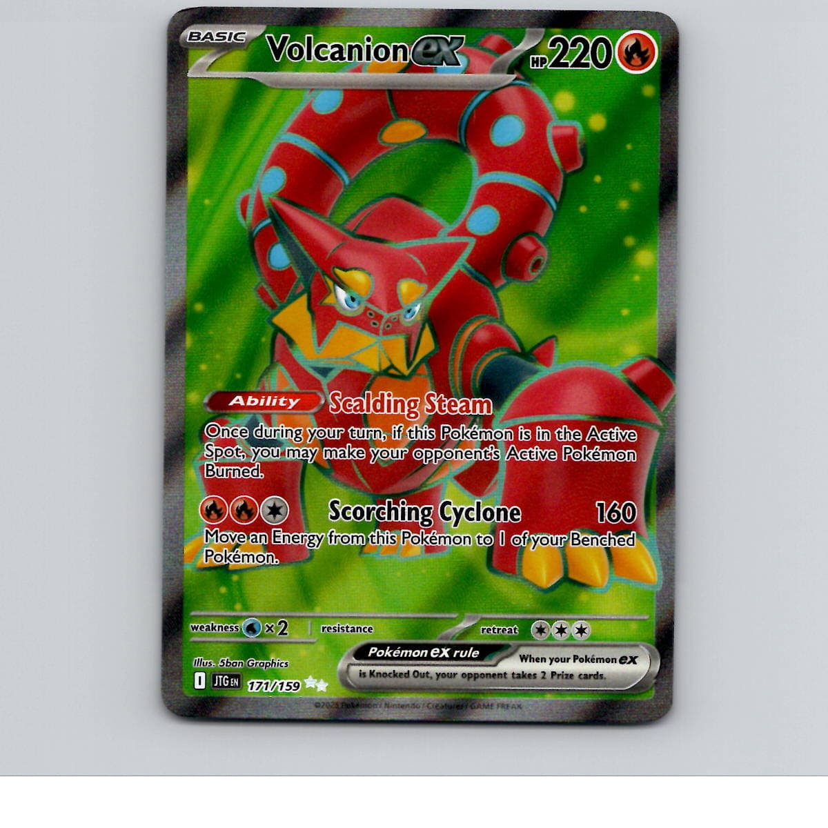 Volcanion ex Holofoil SV09: Journey Together 171/159 NM