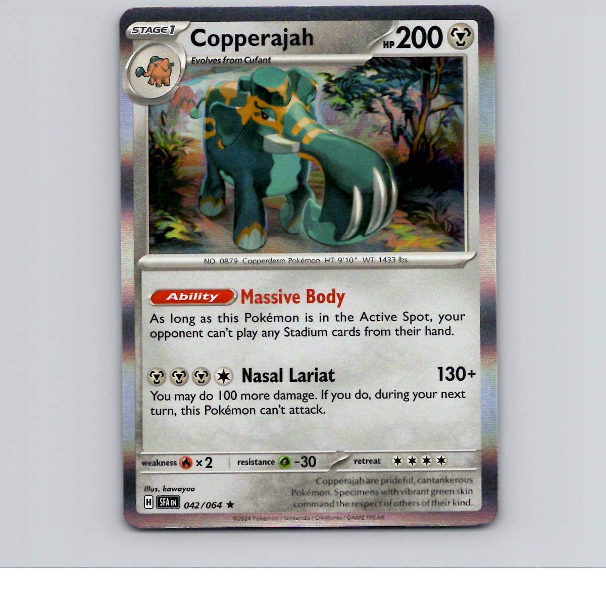 Copperajah - 042/064 - SFA - Rare/ Reverse Holo - NM