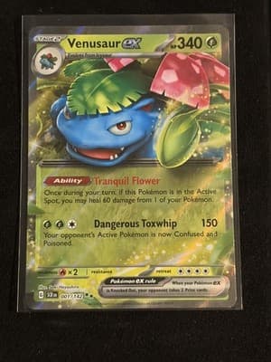 Pokémon TCG Venusaur ex 001/142 SCR Double Rare Holo
