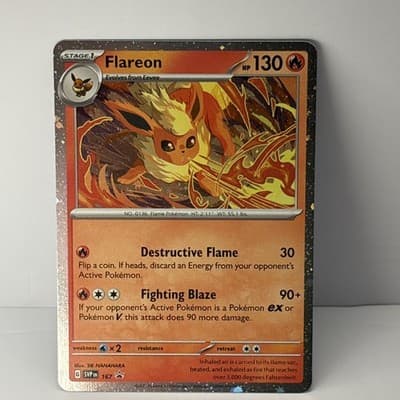 Flareon - (Cosmos Holo) - SVP SV: Scarlet & Violet Promo Cards #167 Promo Rever