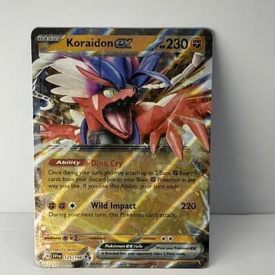 Koraidon ex - SVI SV01: Scarlet & Violet Base Set #125/198 Double Rare Reverse H