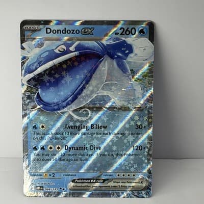 Dondozo ex - DRI SV10: Destined Rivals #066/182 Double Rare Reverse Holo NM