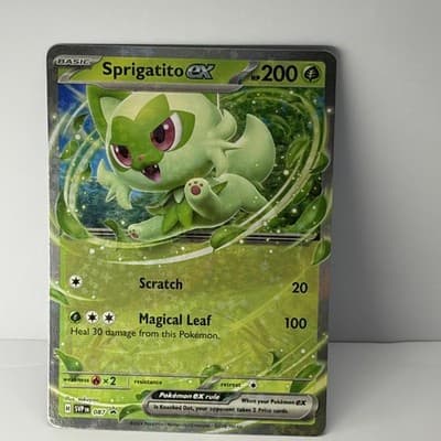Sprigatito ex - SVP SV: Scarlet & Violet Promo Cards #087 Promo Reverse Holo NM