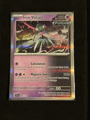 Pokémon TCG Iron Valiant 080/162 TEF Holo Rare