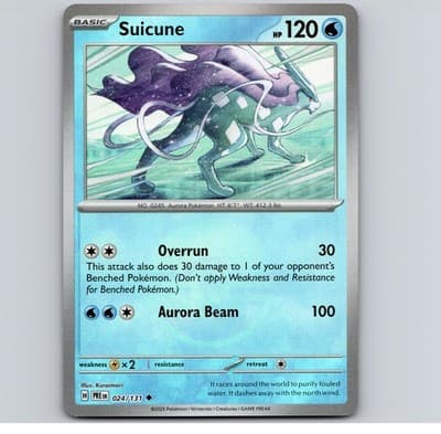 Suicune (Poke Ball Pattern) - PRE SV: Prismatic Evolutions #024/131 Uncommon Hol