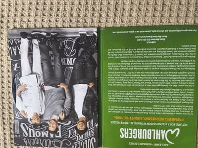 Wahlburgers TV Series Premiere Flyer A&E Network Original Television Collectible