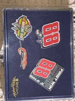 WinCraft Dale Earnhardt Jr NASCAR Day 2010 Pin Set Hendrick Motorsports