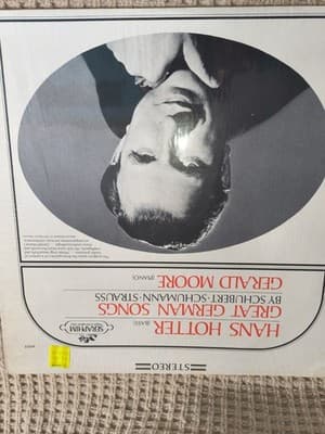Seraphim Hans Hotter Great German Songs LP Vinyl Schubert Schumann Strauss 12" …