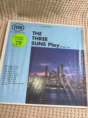 Evon The Three Suns Play LP Vinyl High Fidelity Fox Trot 12" 33 RPM