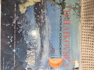 Bravo Tchaikovsky Violin Concerto LP Vinyl High Fidelity Mono 12" 33 RPM