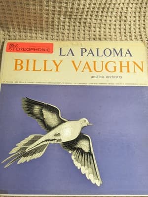 Billy Vaughn and His Orchestra La Paloma LP Dot Latin Vinyl 12" Stereo