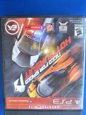 Need for Speed Hot Pursuit PS3 Racing Series Car Racing Game NTSC-U/C Greatest …
