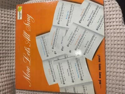 Treasure Productions More Let's All Sing LP Vinyl Treasure Singers 12" 33 RPM