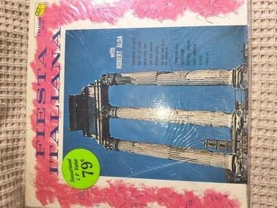 Treasure Productions Fiesta Italiana LP Vinyl Robert Alda World 12" 33 RPM