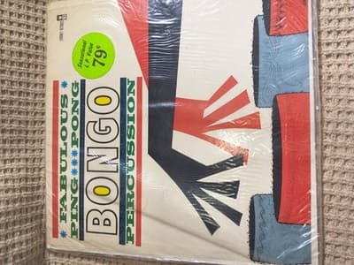 Coronet Records Fabulous Bongo Ping Pong Percussion LP Vinyl High Fidelity