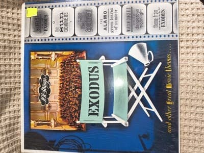 101 Strings Exodus and Other Great Movie Themes LP Vinyl Somerset 12" 33 RPM