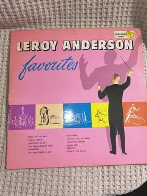 Treasure Productions Leroy Anderson Favorites LP Vinyl Classical 12" 33 RPM Ste…