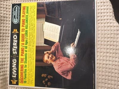 RCA Camden Discovering the Piano Lorin Hollander LP Vinyl Classical 12" 33 RPM