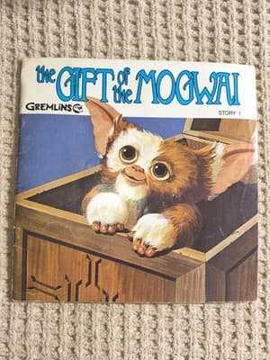 Gremlins The Gift of the Mogwai Read-Along Book & 33⅓ RPM Vinyl Record Set