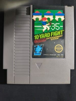 Nintendo 10-Yard Fight Sports Series NES American Football Game Cartridge 1985