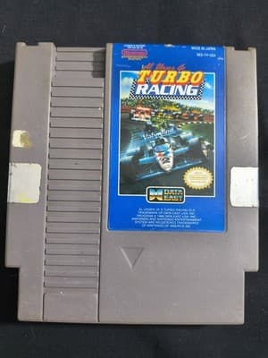 Data East Al Unser Jr.'s Turbo Racing Battery Save NES Car Racing NTSC-U/C 1988