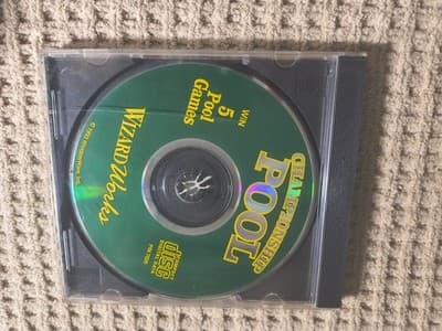 WizardWorks Championship Pool Pool Games CD Windows English Software