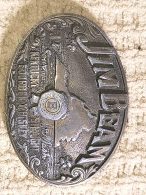 Jim Beam Belt Buckle
