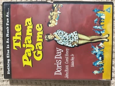 The Pajama Game DVD Doris Day John Raitt Musical PAL Region 0 Colour 2003