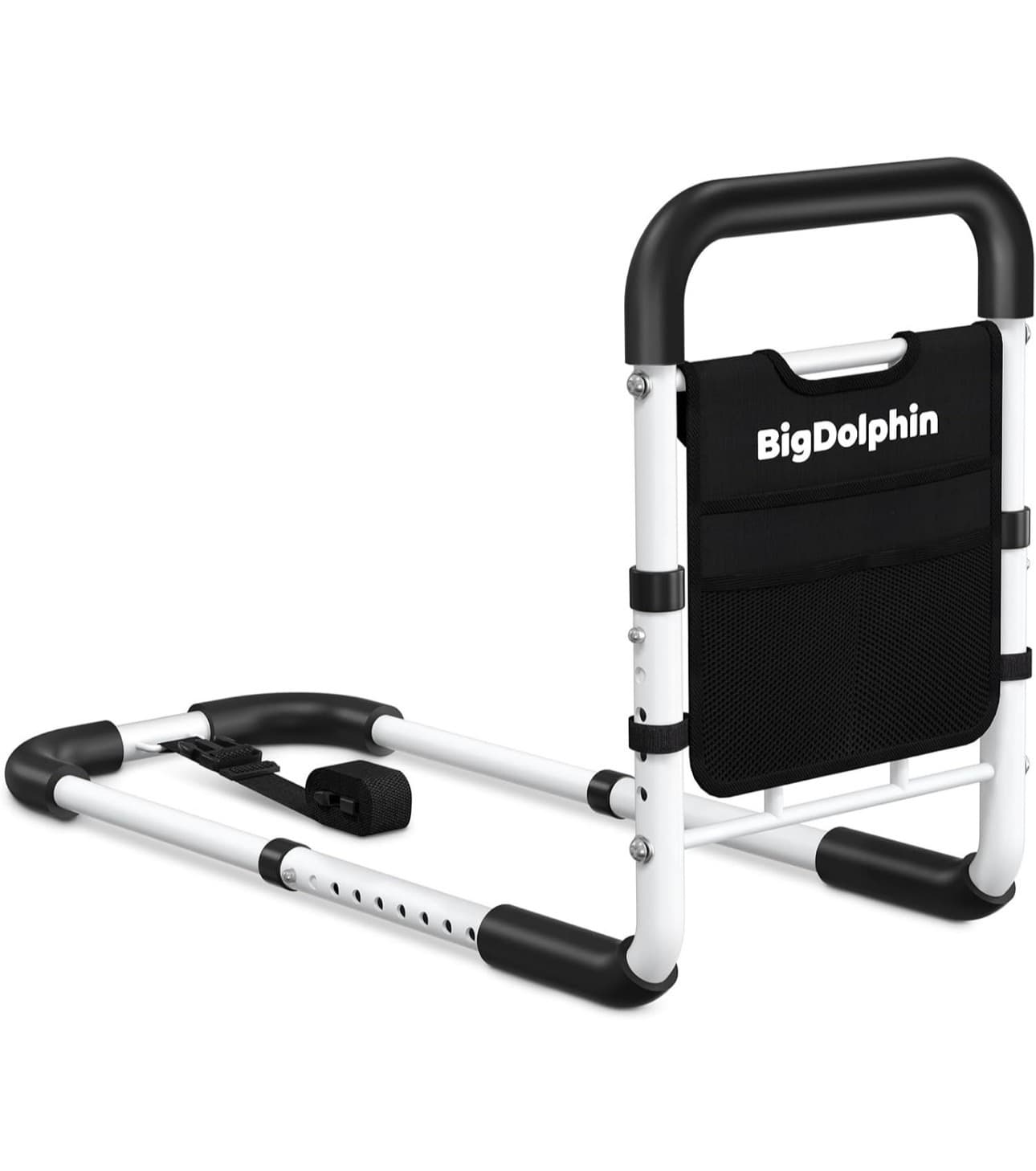 BigDolphin Bed Assist Rail White/Black