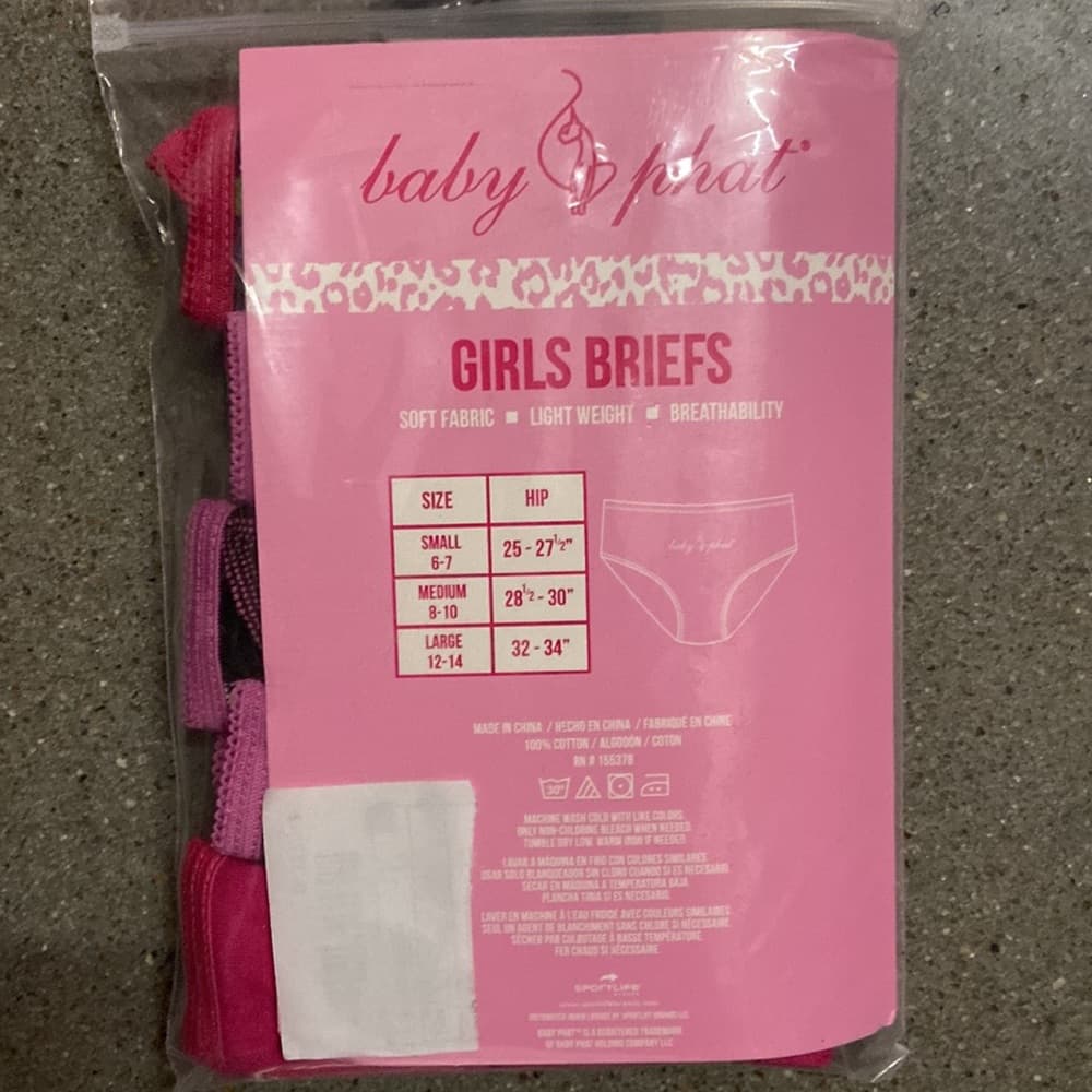 Girls Baby Phat Briefs