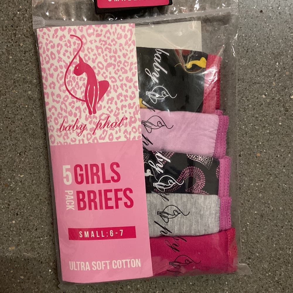 Baby Phat 5 Girls Briefs