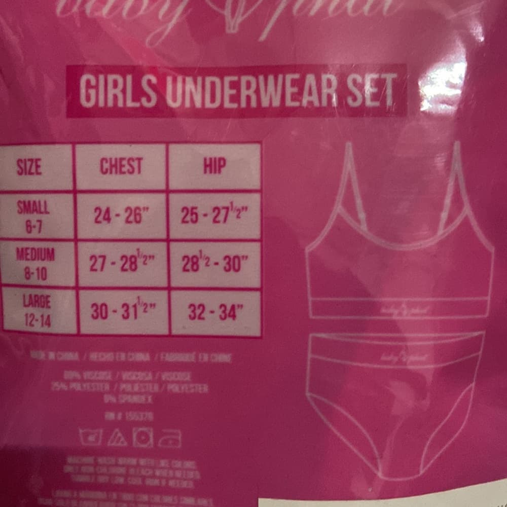 Baby Phat Girls Underwear Set