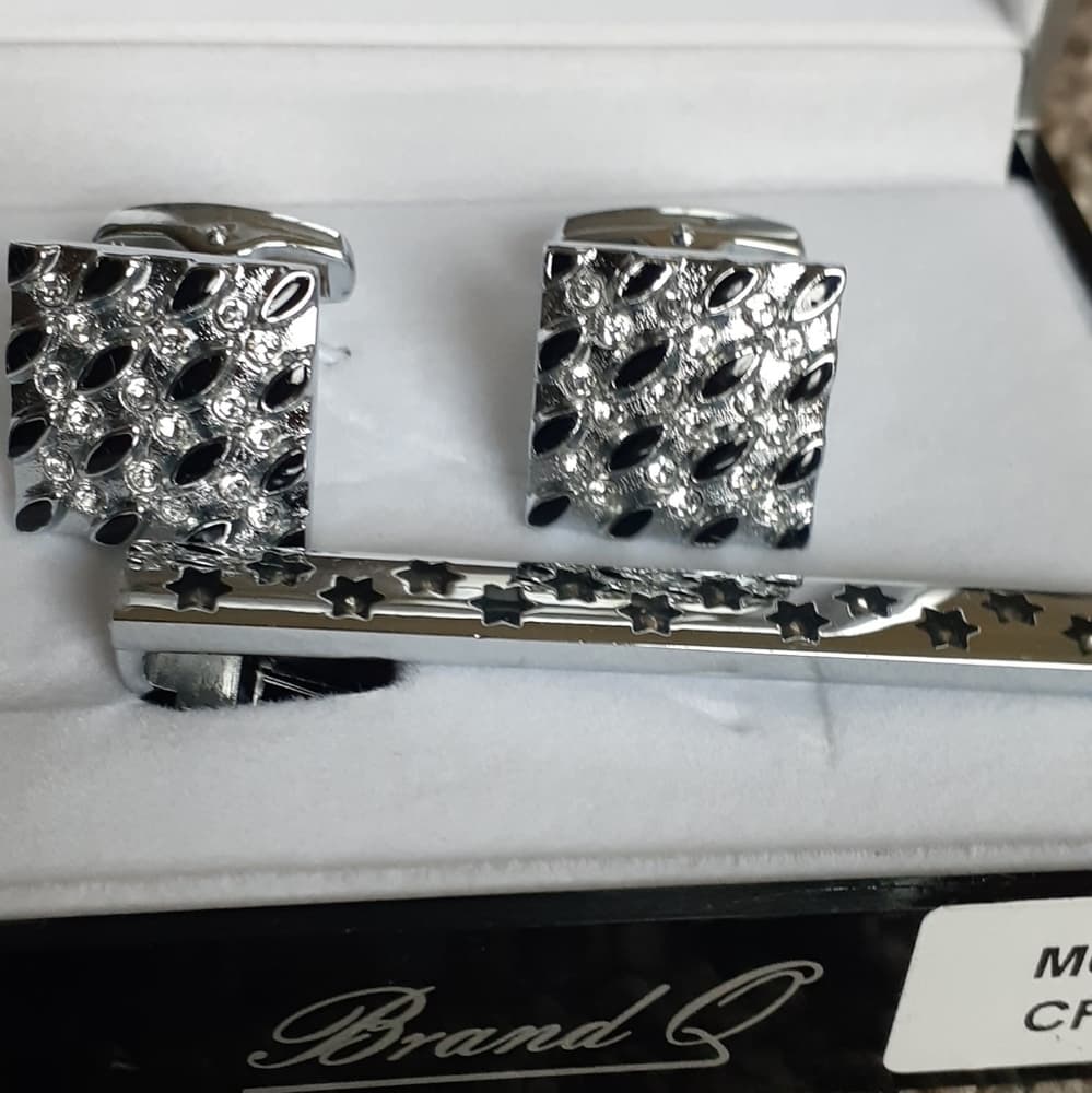Cufflinks and tie pin