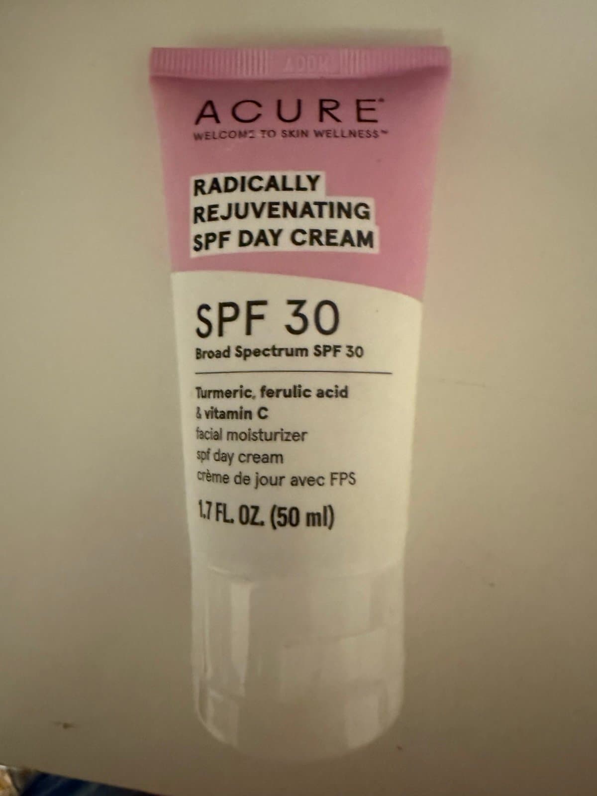 Acure day cream